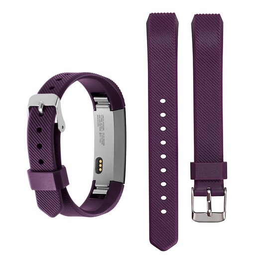 Zodaca TPU Watch Band Compatible with Fitbit Alta and Alta HR Fitness Tracker Replacement Band for Men and Women Purple Michaels